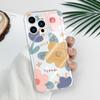 Colorful Flowers Transparent Phone Case For iPhone 13 12 11 X XR XS 8 7 6 Pro Max Plus Mini Soft TPU Cover