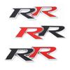 3D металлические наклейки с логотипом RR, эмблема, значок багажника, наклейки для Hon + da RR Civic Mugen Accord Crv City Hrv