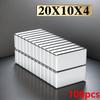 Блок 20x10x4мм Магниты на холодильник imanes para manualidades для холодильника, офиса, DIY