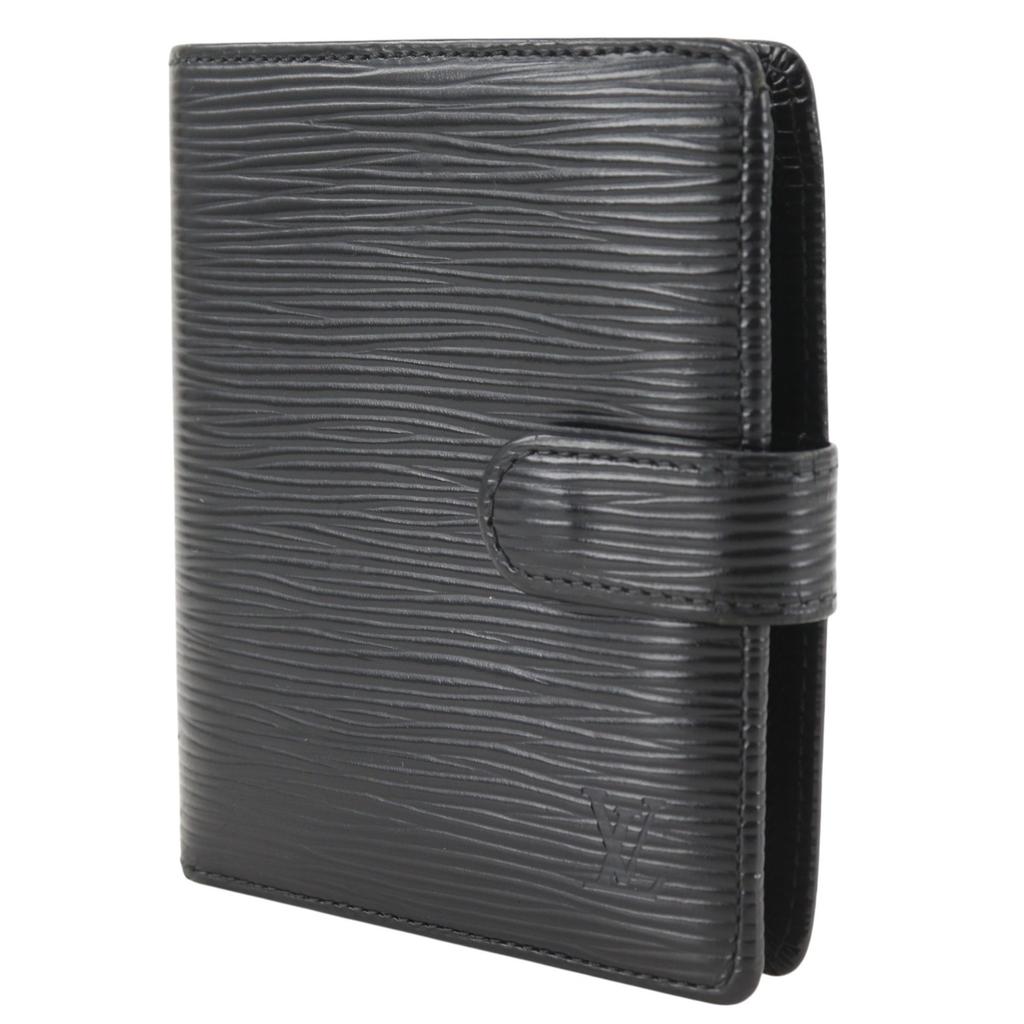 Louis Vuitton Компактный складной кошелек Porto Vie M63552 Черный Noir Кожа Epi Унисекс Б/У