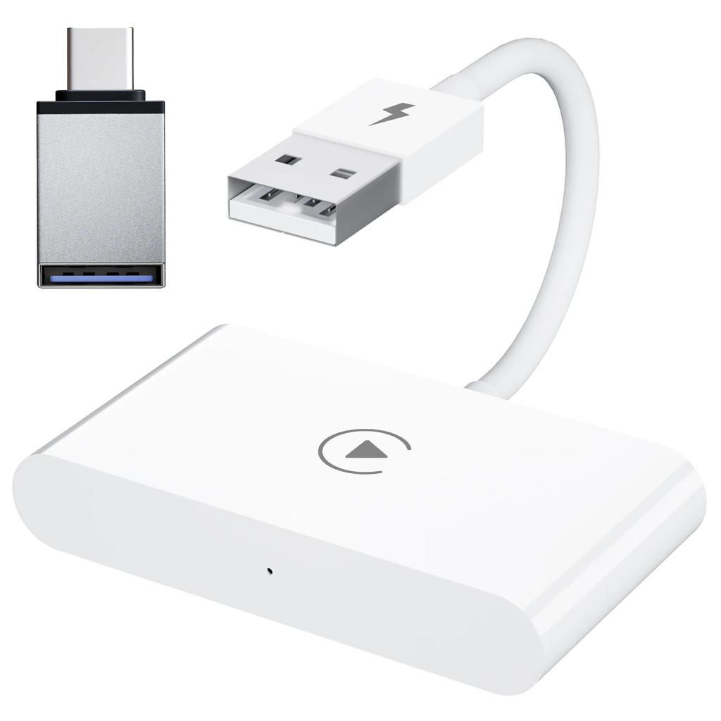 Беспроводной адаптер CarPlay для Android/Apple, проводной и беспроводной Android Auto Dongle, USB-подключение к Car Play, автомобильный адаптер