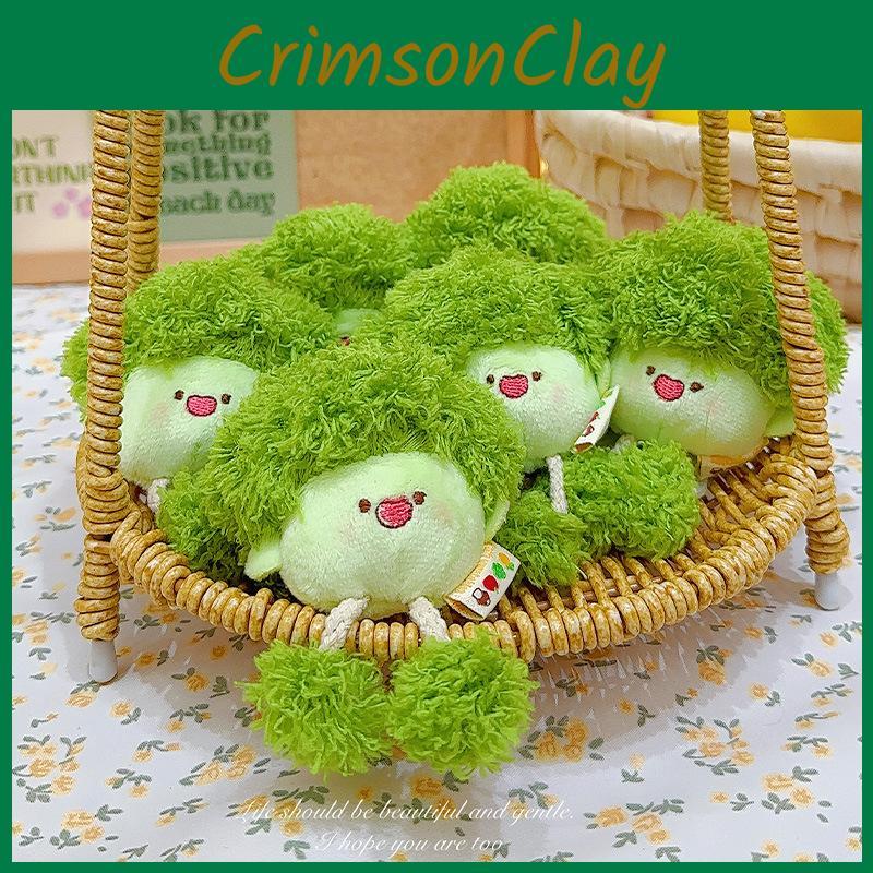 Carrots Corn Mushrooms Adorable Plush Keychain Pull Feature School Bag Decor