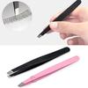 Useful Professional Eyebrow Tweezers Hair Beauty Slanted Stainless Steel Tweezer