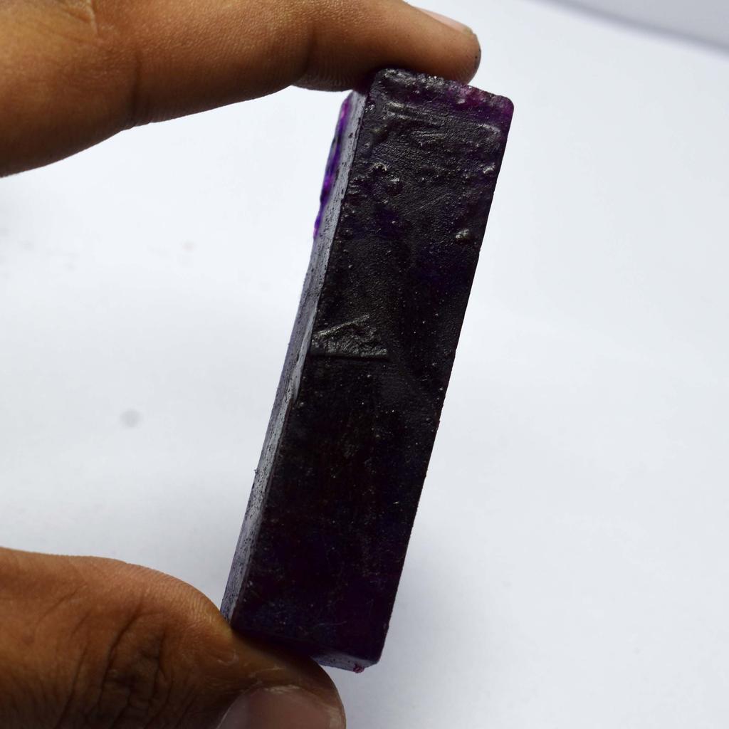 238.55 Ct Natural Sapphire PURPLE Huge Size Uncut Rough CERTIFIED Loose Gemstone