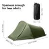 Camping Tent 2 Person Outdoor Tent For Camping Biking Hiking Muntaineering Beach Water Resistant 210D Oxford Material