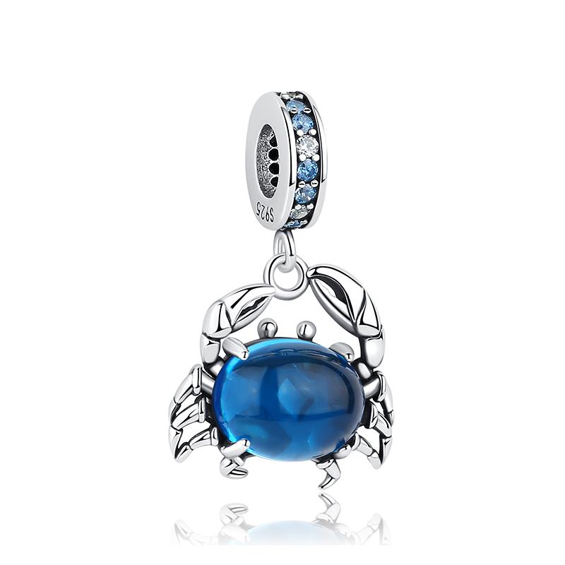 Оригинальный шарм-подвеска из стерлингового серебра 925 пробы, медь, любовь, лапа собаки, кошки, панда, светлячок, шармы-подвески, подходят для браслетов, ожерелий, женский, циркон