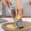 Овощерезка из нержавеющей стали, овощерезка, съемное лезвие, кухонная овощерезка, овощерезка для салатов, сыра, фруктов