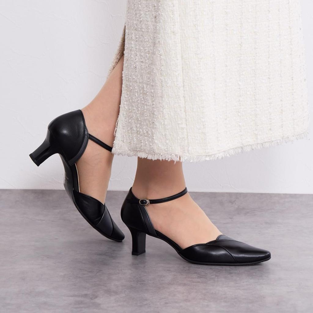 Himiko Мягкие раздельные туфли-лодочки/623310/Черный 215