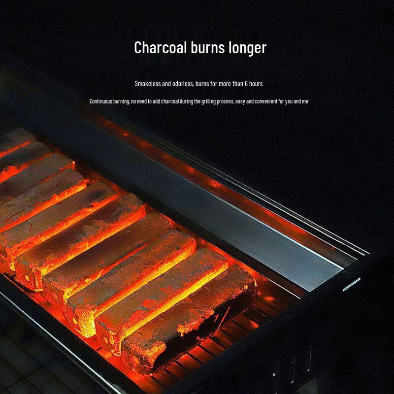 ZISIZ Smokeless Bamboo Charcoal for BBQ