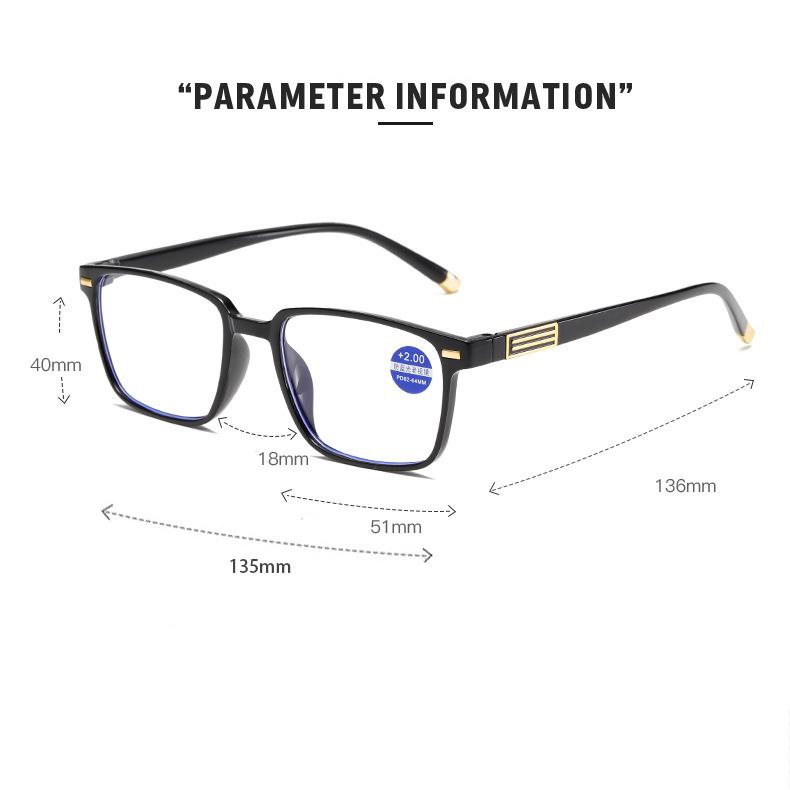 KOTTDO унисекс ультра легкие классические пластиковые очки для чтения с прозрачными линзами, защищающими от синего света