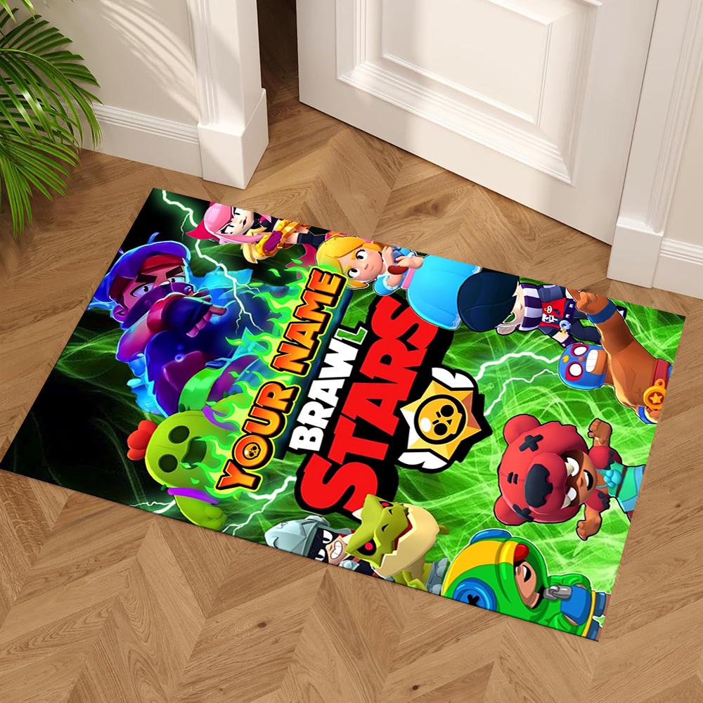 Supercell Customize Text Area Rug Design for Hallway Balcony Bedrooms Kitchen Antislip Carpet Decorate Offices Perfect Gift for Friends & Family