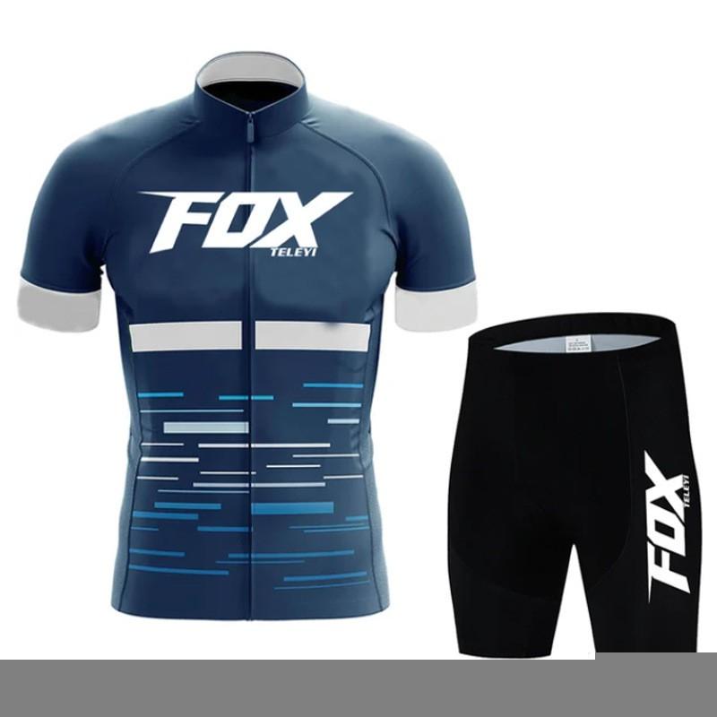 Men Women Cycling Jersey Set Short Sleeve Breathable Quick Dry Bike Riding Outfit Season