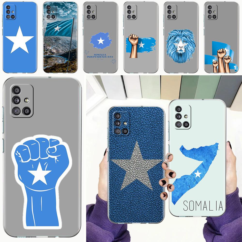 Чехол для Samsung A15 A13 A35 A55 A51 A71 A41 A31 A21S A05 A17 A23 A25 A33 A53 A73 5G A07 4G Обложка Флаг Сомали