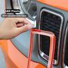 ABS Car Front Grille Decoration Ring Cover Stickers For Jeep Renegade 2019 Up Car Exterior Accessories