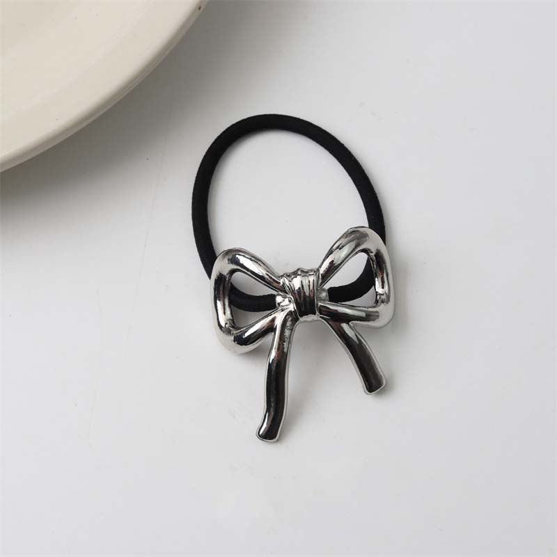 Новая Металлическая Гладкая Эластичная Резинка для Волос Ободок для Волос для Женщин Модная Заколка для Волос Хвост Головной Убор Аксессуары для Волос Ювелирные Изделия Подарок