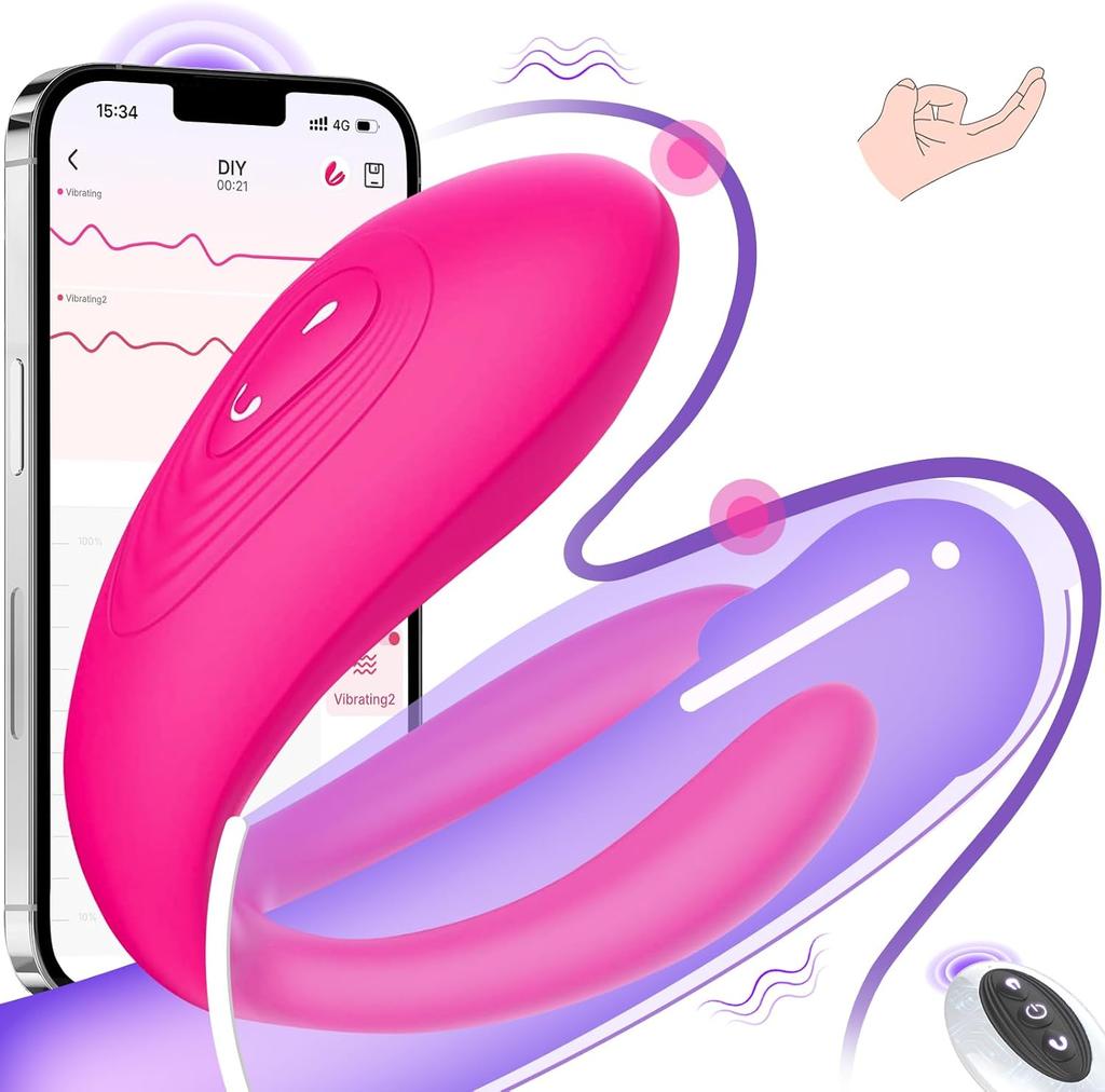 Wearable Remote Control Vibrator Adult Sex Toys for Women Couples Female Sex Toy G Spot Vibrater Clitoral Penis Vibrators with 10 Powerful Vibrating