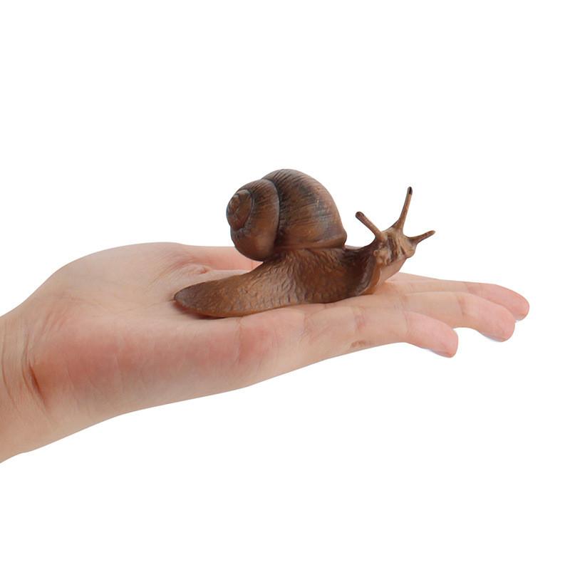 ПВХ Улитка Садовое Украшение Реалистичная Статичная Модель Животного Для Ландшафтного Дизайна Газона