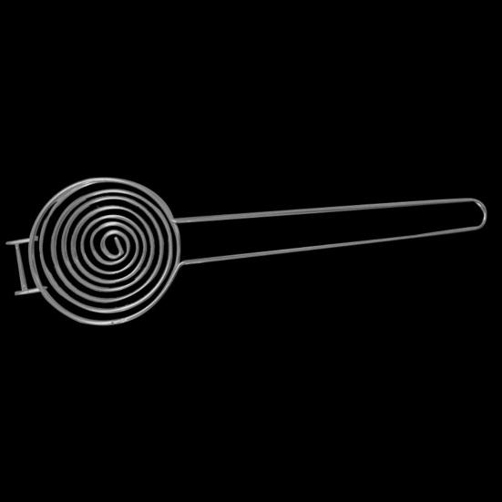 Разделитель яиц с длинной ручкой, кухонный инструмент, круги из нержавеющей стали, воронка, разделитель яичного желтка для кухни