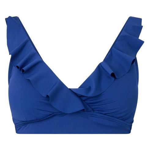 Ralph Lauren Womens/Ladies Ruffled V Neck Bikini Top