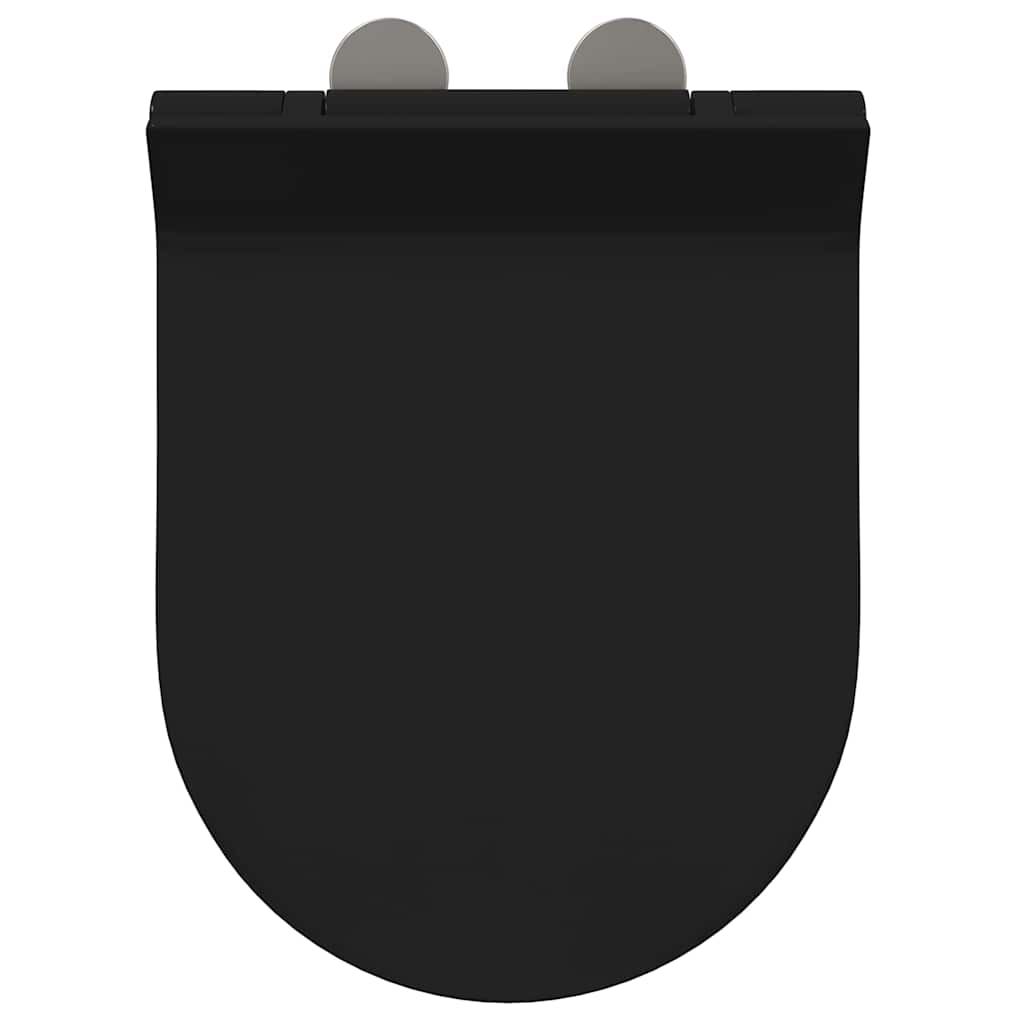 Adjustable Toilet Seat Black 50 x 36.5 x 5 cm Polypropylene