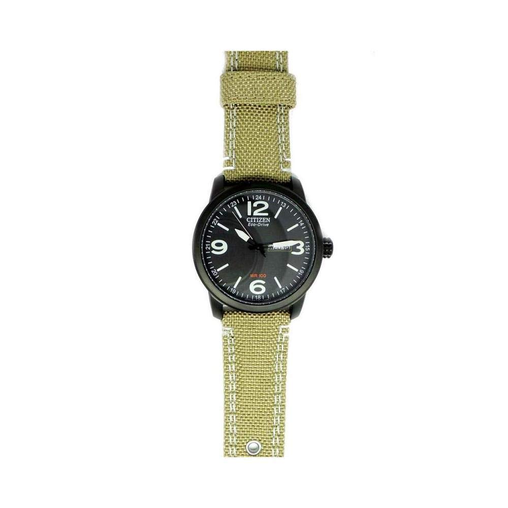 Citizen Analog Strip BM8476-23E, Black/Beige,