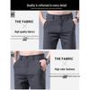 Pierre Cardin Men's Ice Silk Breathable Casual Straight-Leg Pants