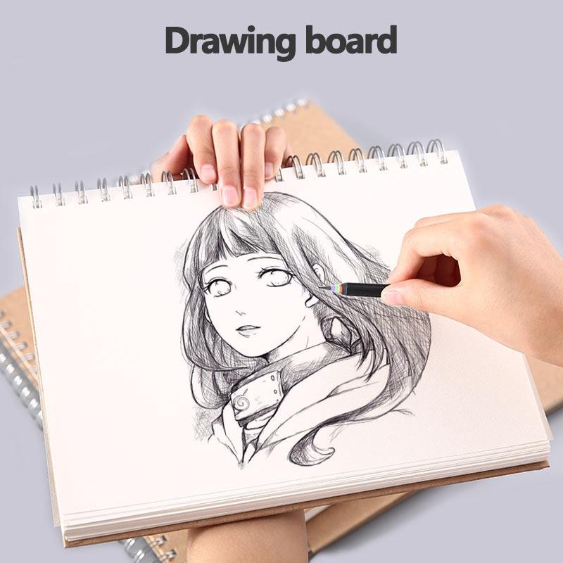 Альбом для рисования A3/A4/A5/8k/16k, плотная бумага, 160 GSM, тетрадь для рисования, сделай сам, творческая практика, рисование, школьные принадлежности