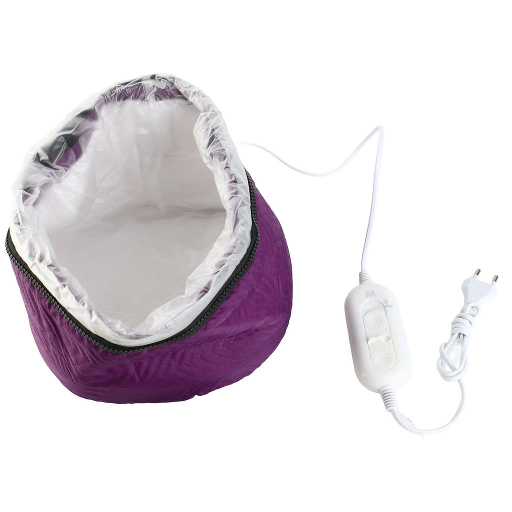 Шапка с подогревом, 2 уровня регулировки, контроллер температуры, равномерный нагрев, дизайн со шнурком, шапка для ухода за волосами