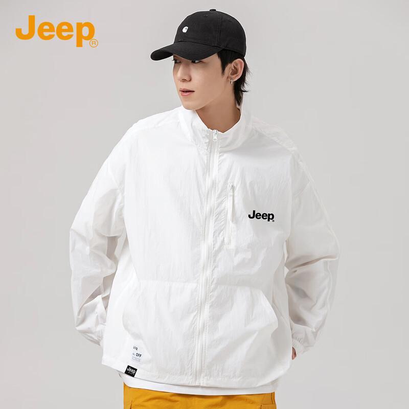 Jeep Мужская куртка из ледяного шелка для защиты от солнца