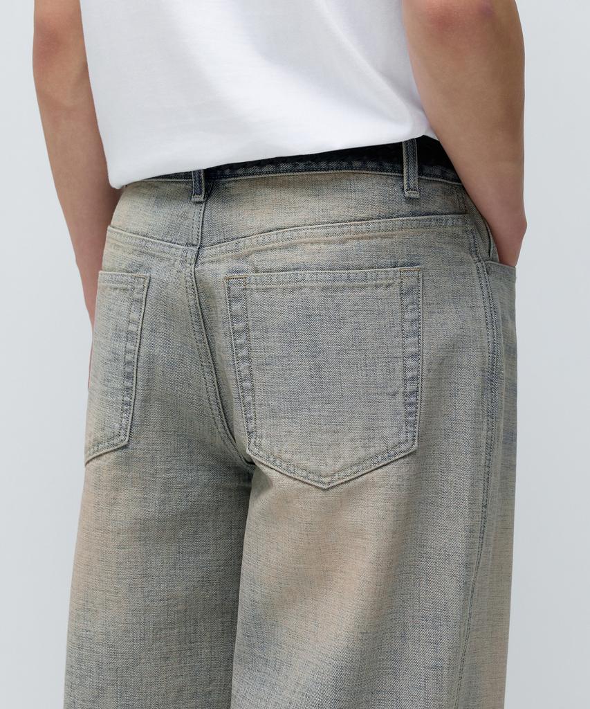 MUSINSA STANDARD Inside Out Loose Baggy Denim Pants [Light Indigo]