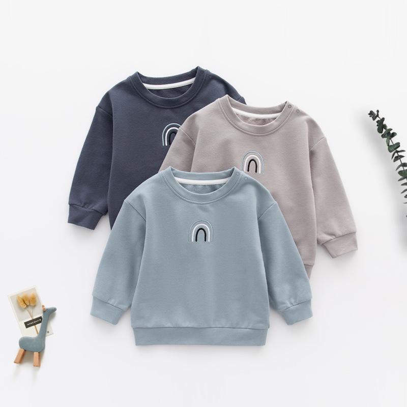 Stylish Baby Casual Round Neck Sweater for Boys & Girls - Autumn Pullover