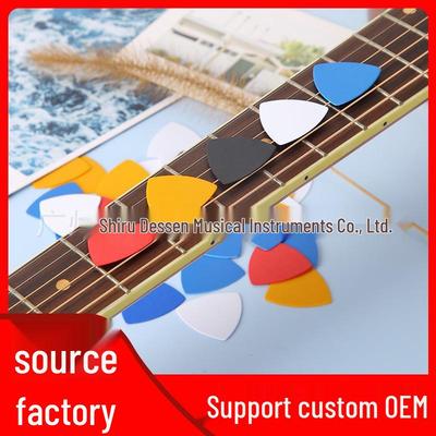 Разноцветные ABS Треугольные Медиаторы для Гитары и Укулеле - Эксклюзивный Деревянный Народный Музыкальный Инструмент