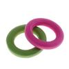 100pcs Assorted Wooden Rings Loops Circle Embellishments for Crafts 20mm