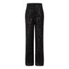 Little Mistress Womens/Ladies Synthetic Leather Sequin Party Trousers