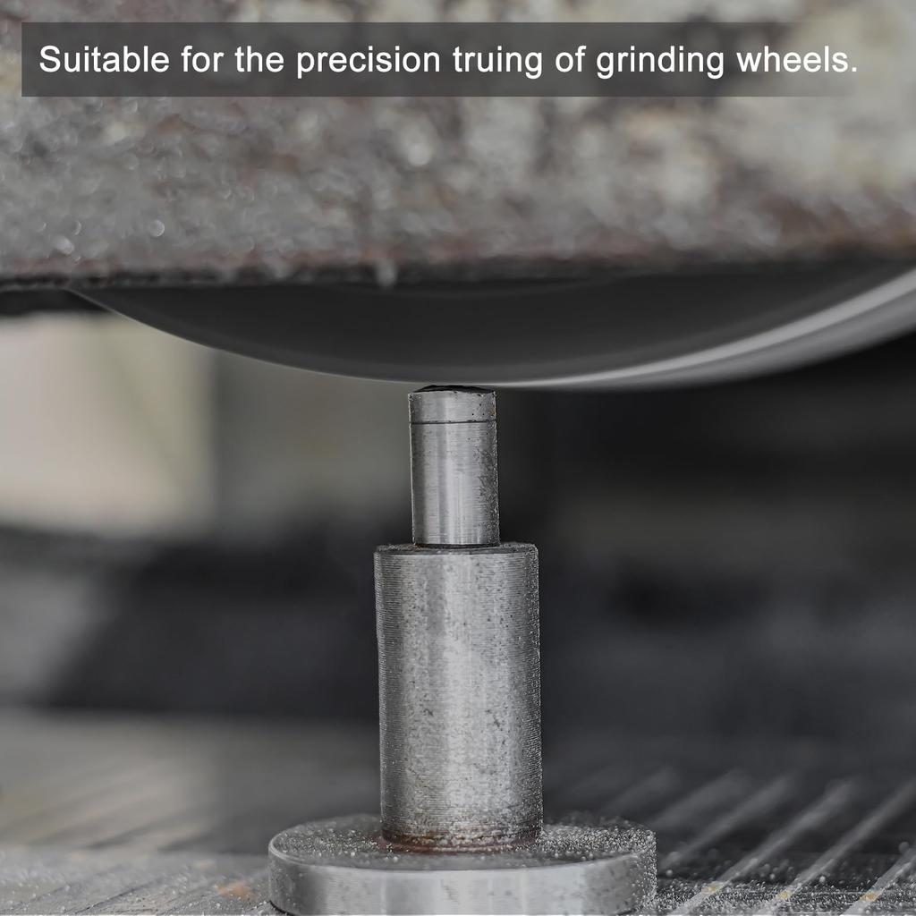 uxcell Diamond Dresser Single Taper Point Grinding Wheel Round Pen Dressing 10mm x Silver 3 Pieces Tool, 150mm, Tone,