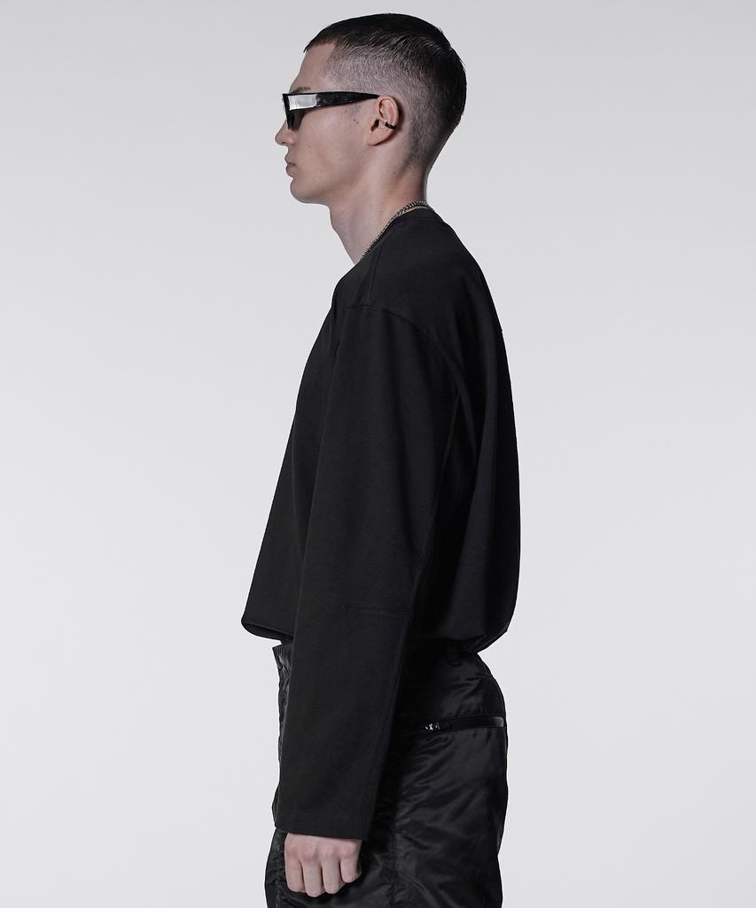 VONVAT Biker Incision Long Sleeve (Black)