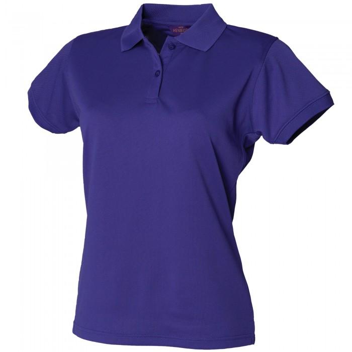 Henbury Womens/Ladies Pique Polo Shirt