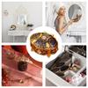 Oval Shape Jewelry Organizer Relief Design Jewelry Storage Case Jewelry Box  Jewelry Storage