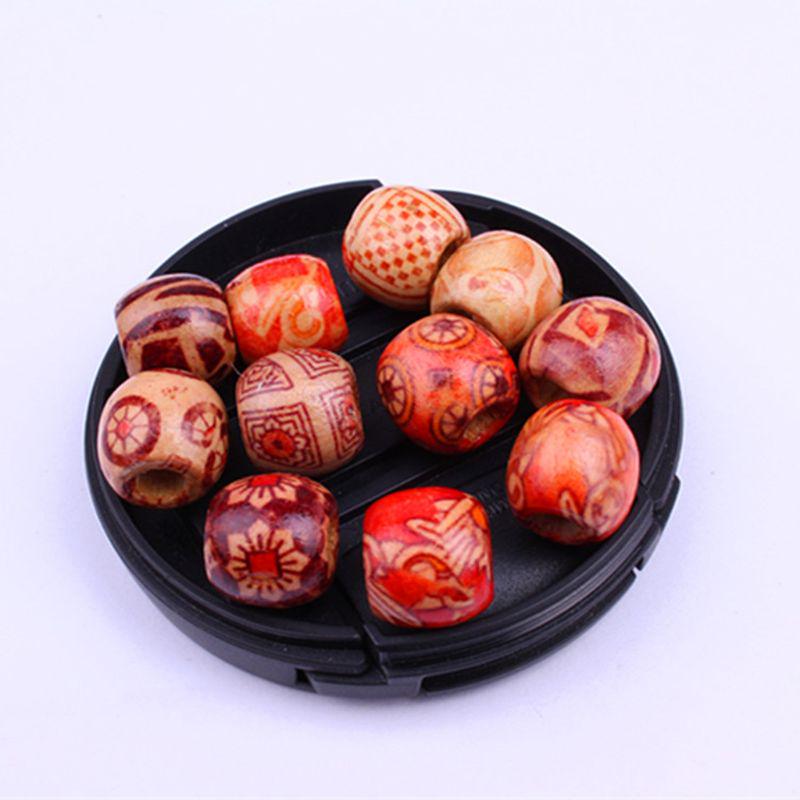 100шт деревянные круглые свободные бусины для изготовления ювелирных изделий своими руками, ожерелье, браслет, ремесло