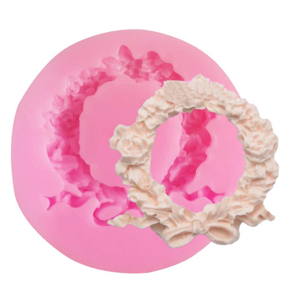  Силиконовая форма для венка из цветов, украшение для торта, силиконовая форма для помадки