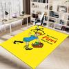 1PC Pippi Longstocking Gold Extra Large Non Slip Floor carpet, Office, family, bedroom, Studio Large Area Rug Indoor Rugs