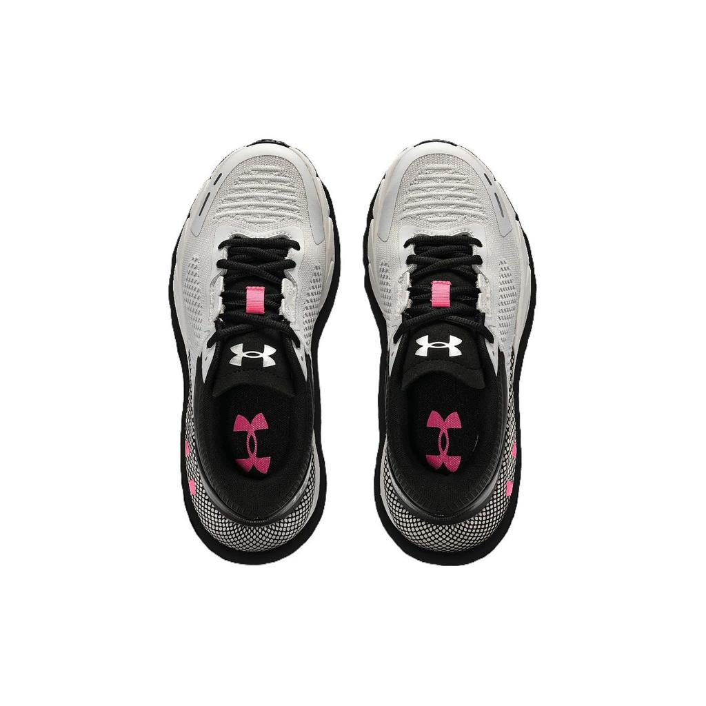 Under Armour HOVR Phantom Минималистичные Удобные Легкие Прочные Низкие Кроссовки для Бега Женские кроссовки Белые Черные 3028447-300