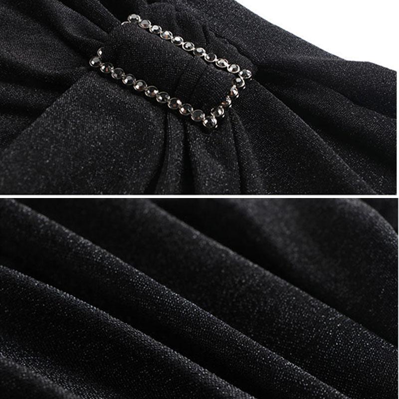 Autumn Long Sleeve Women's Blouse Sexy Cross V-neck Thin Black Female Blouses Spring Casual Office Elegant Lady Top Pullover