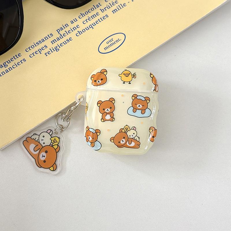 Easy bear applies to apple AirPods 1 protective case pro1 second generation 1 third generation fourth generation wireless bluetooth headset case