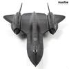 NUOTIE Blackbird 17972 Metal Diecast Aircraft Model with Stand US Air Force Cold War Fighter Alloy Model 1/200 SR-71A (64-17972)