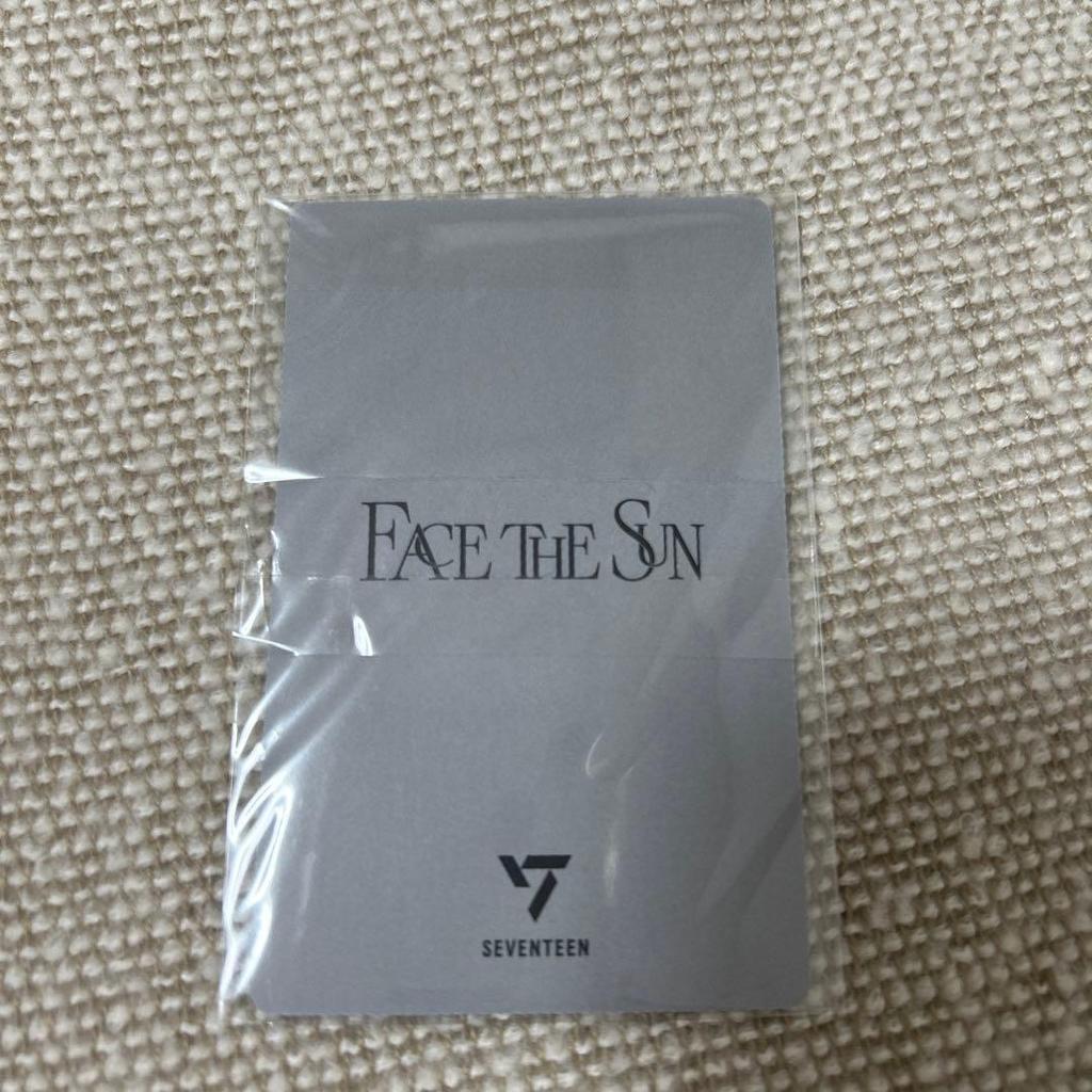 [Б/У] Seventeen FACE THE SUN Коллекционная карточка Мингю Бонус Wevers