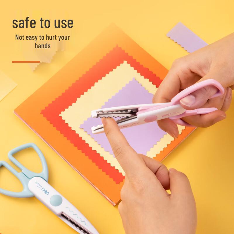 Deli 95373 Safety Scissors for Students