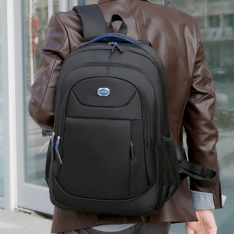 Men's Backpack Oxford Waterproof Backpack Business Computer Bag Leisure Travel Backpack High School Student