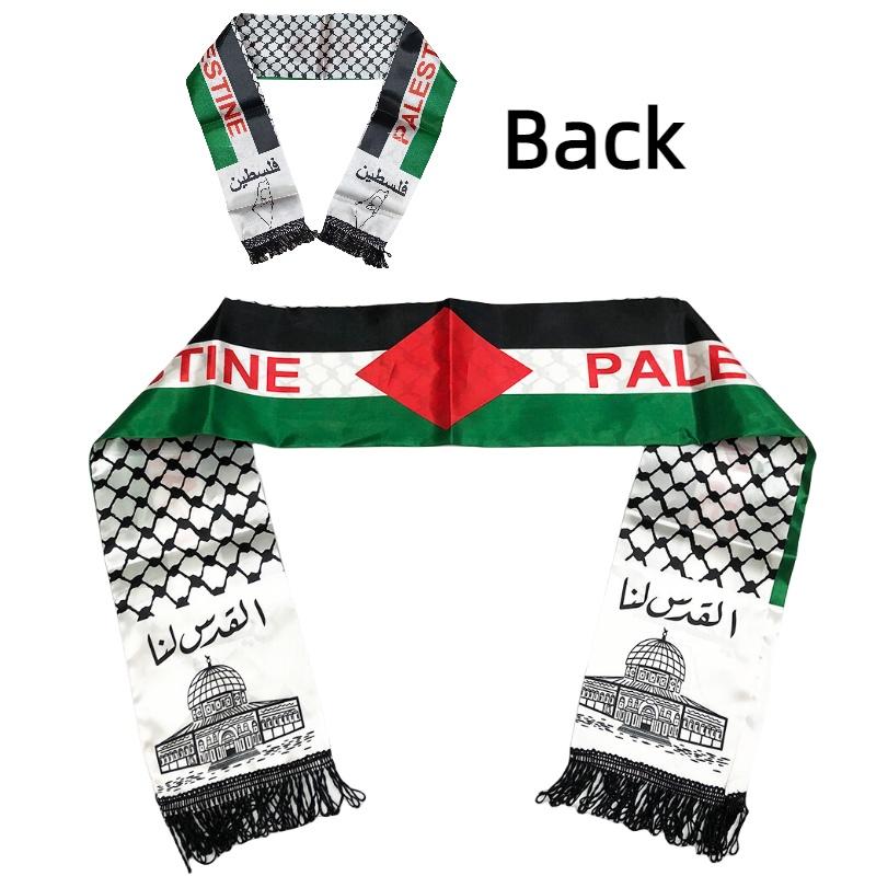 Палестинский шарф-шаль для свадебного украшения, устойчивый к высоким температурам, на четыре сезона, дизайн с национальным флагом