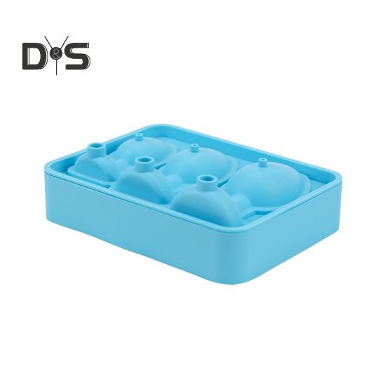 Силиконовая форма для льда в форме забавной анальной пробки для юмористичных напитков и розыгрышей на вечеринке